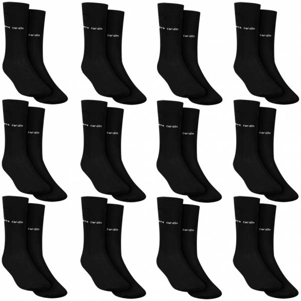 Pierre Cardin Hommes Lot de 12 Chaussettes classiques 1760-3-B