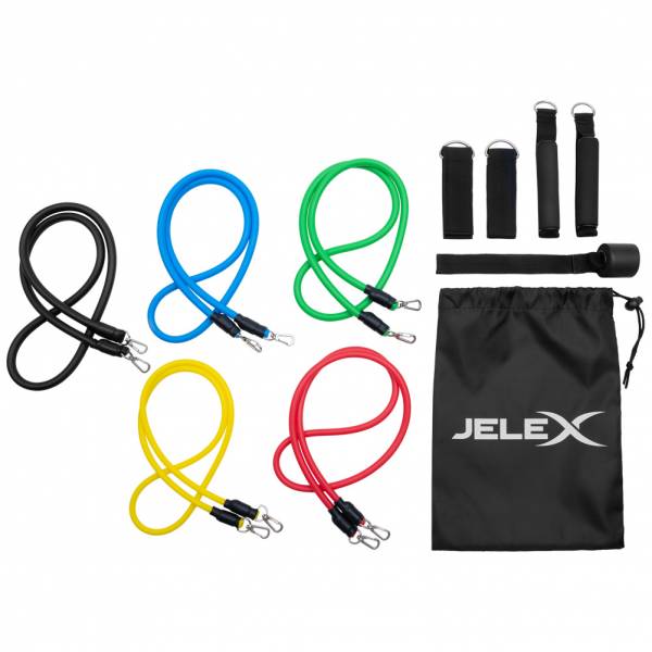 JELEX Elastici di resistenza fitness 11 pezzi.