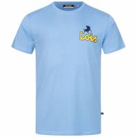 Lois Jeans Small Logo Herren T-Shirt 4E-LTSM-SL-Light Blue