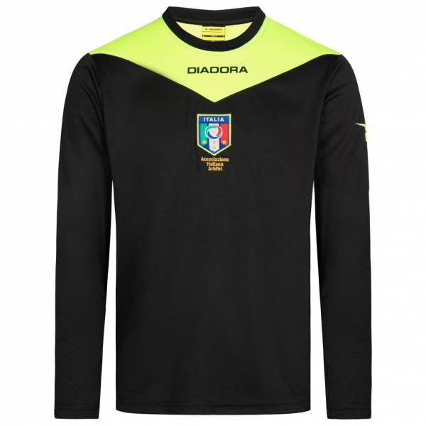 Italie AIA Diadora Hommes Maillot d'arbitre d'entraînement à manches longues 102.161939-80013