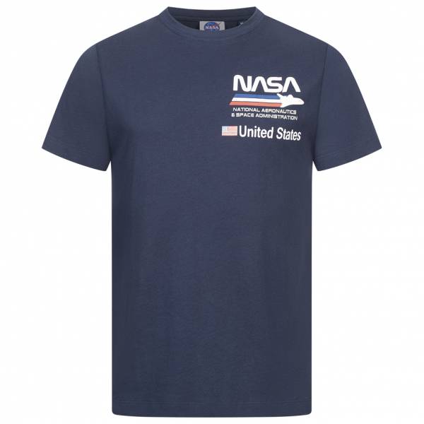 NASA Plane Aeronautics Hombre Camiseta TMMTS015NVY