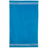 Zeus Drap de bain en coton 155 x 100 cm bleu