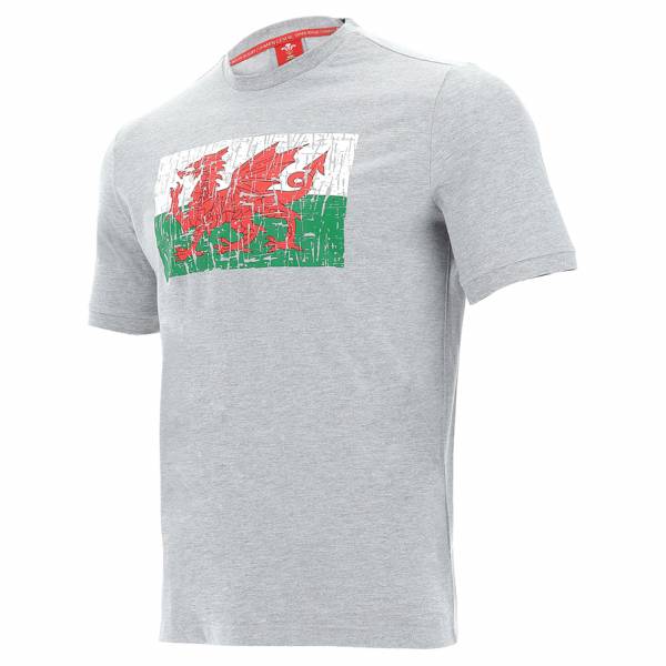 Wales WRU macron Rugby Herren T-Shirt 58195704