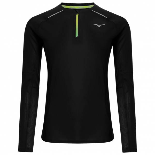 Mizuno dry aeroflow 1/4 zip kobiety koszulka do biegania z długim rękawem j2ga0715-09