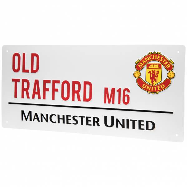 Manchester United FC Fan Straßenschild Street Sign WDEPLSSMNU