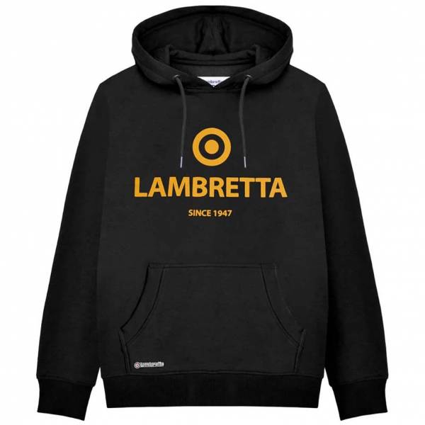 Lambretta Brand Target Hoodie Hombre Sudadera SS6031-BLK