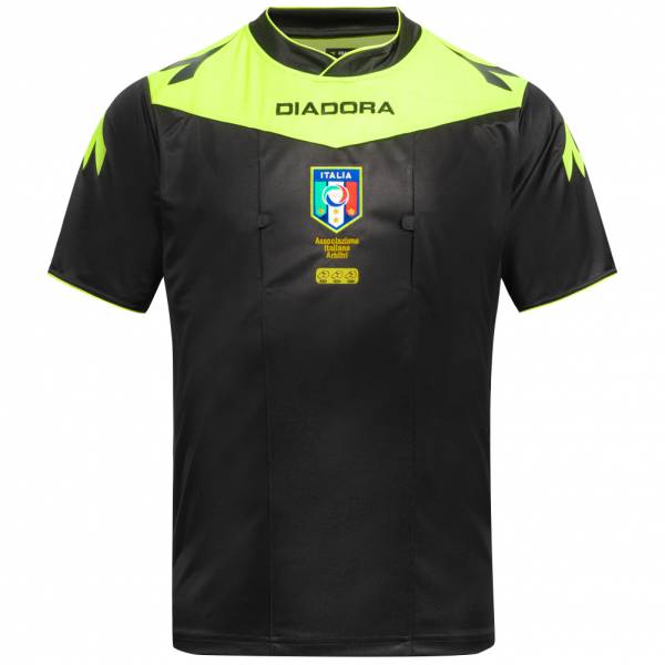 Italien AIA Match Diadora Herren Schiedsrichter Kurzarm Trikot 102.161940-80013