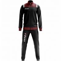 Zeus Tuta Relax Vesuvio Men Tracksuit black dark red