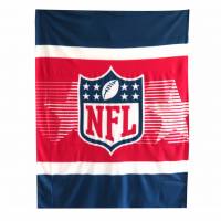 NFL American Football Fleece Blanket 150 x 200 cm red/blue 1133-9005726