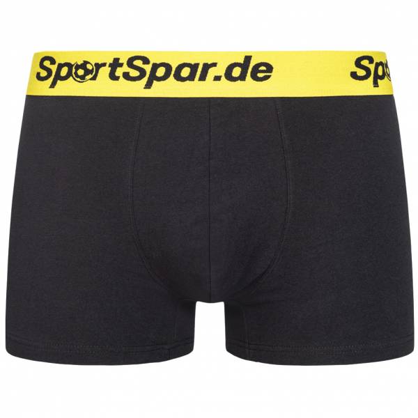 Sportspar.de Herren &quot;Sparbuchse&quot; Boxershorts schwarz-gelb