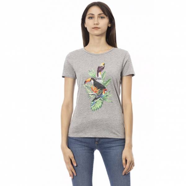 TRUSSARDI Action Mujer Camiseta Gris 2BT14012