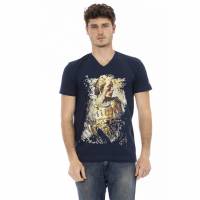 TRUSSARDI Action Men round neck Conqueror T-shirt Navy 2AT08005