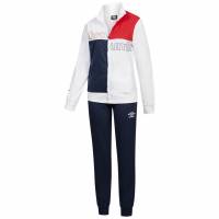 Umbro Premium Femmes Survêtement UOS32077S-Bleu-Blanc cassé