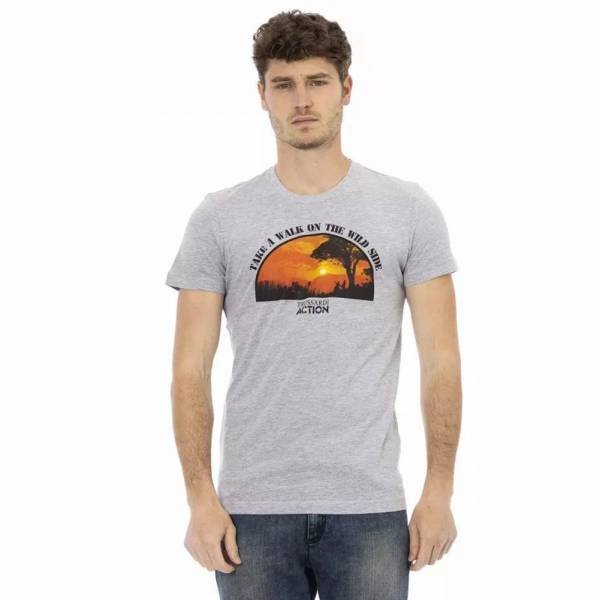 TRUSSARDI Action Men Wild Side T-shirt Gray 2AT03D013