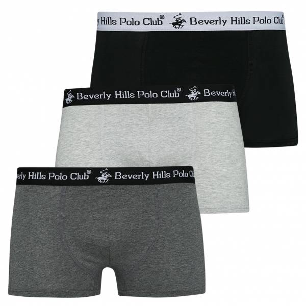 BEVERLY HILLS POLO CLUB Hommes Boxer-short Lot de 3 M005-HT-009