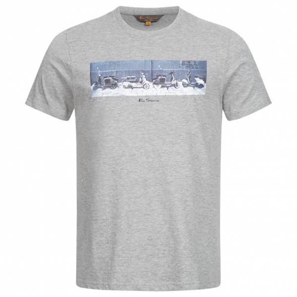 BEN SHERMAN Graphic Hommes T-shirt 0060999G-009 Gris chiné