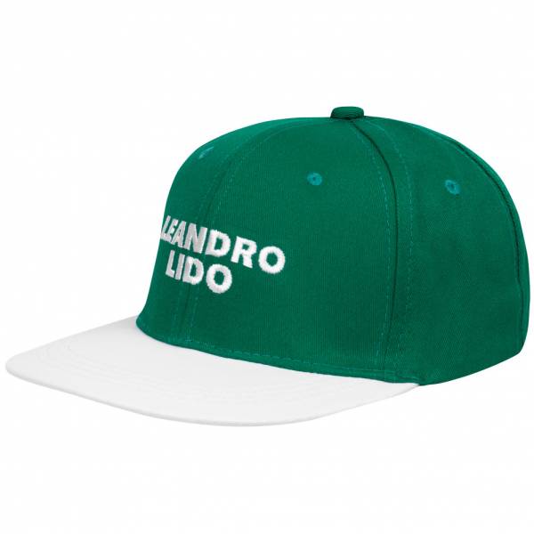 LEANDRO LIDO &quot;No. 6&quot; snapback Pet groen/wit