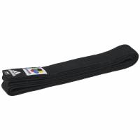 adidas Elite WKF Karate Cinturón Logotipo 45 mm negro ADIB242KZ