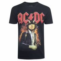 ACDC Fire and Horns Tour Hombre Camiseta POMTS188BLK