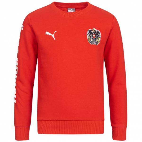 Autriche PUMA Enfants Crew Sweat-shirt 750561-01