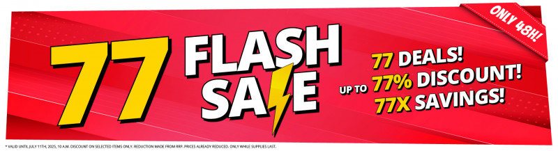 77 Flash Sale