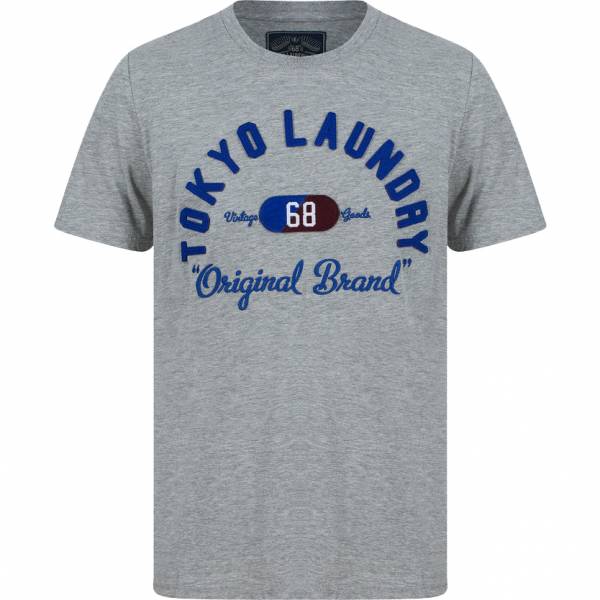 Tokyo Laundry Ticaboos Herren T-Shirt 1C18202 Light Grey Marl