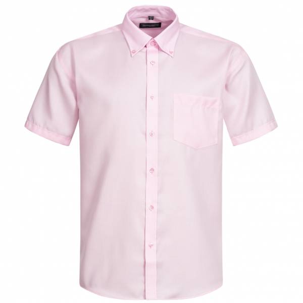 RUSSELL Short Sleeve Ultimate Non-iron Herren Hemd 0R957M0-Classic-Pink