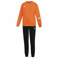 Umbro Premium Hommes Survêtement 30101S-Orange foncé-Noir