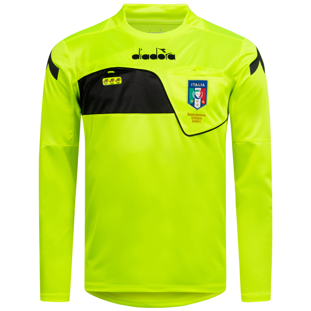 Italia AIA Match Diadora Camiseta de árbitro de manga larga 102.173012-97015 |
