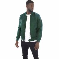 BRAVE SOUL Oslo Hombre Chaqueta bomber MJK-OSLOPKC VERDE
