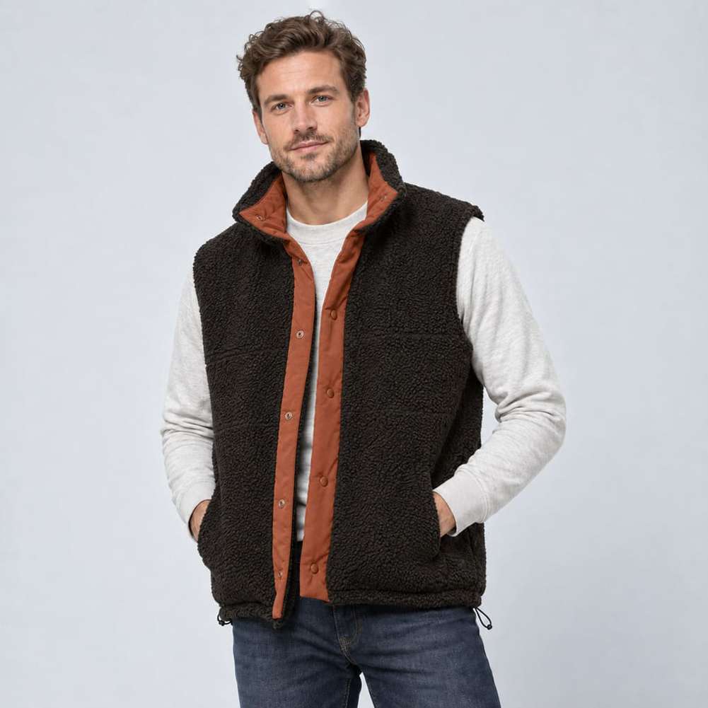 Jack Wolfskin Alex Vest Men Reversible Waistcoat 2 in 1 1307421