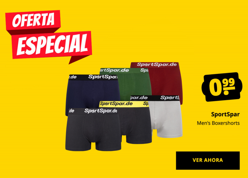SportSpar Men's Boxershorts solo 0,99 €