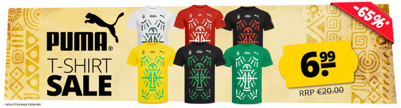 PUMA africa tees sale only 6,99 €