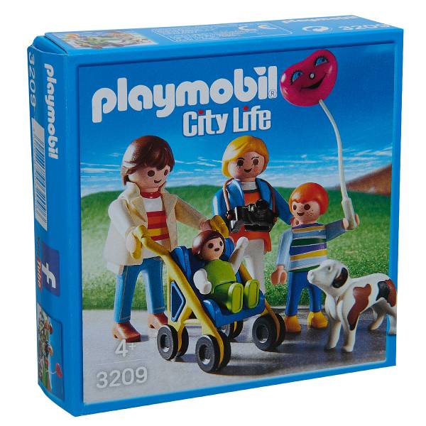 Image of PLAYMOBIL® Passeggiata in famiglia con passeggino 3209