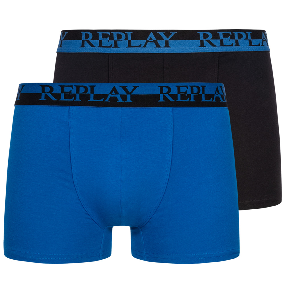REPLAY Trunk Boxer Herren Boxershorts Unterwäsche Unterhose 2er-Pack 101005 neu