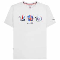 Lambretta Helmet Tee Herren T-Shirt SS4007-WHITE