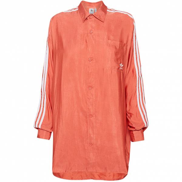 adidas Originals Satin Button Up Damen Hemd FM2634