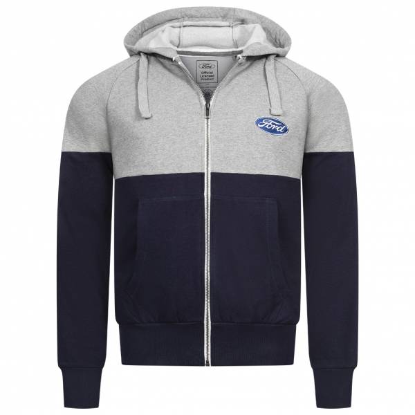 FORD Logo Zipper Hombre Chaqueta con capucha POMZH206GMN