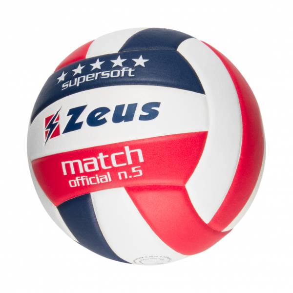 Zeus Match Volleybal Navy rood