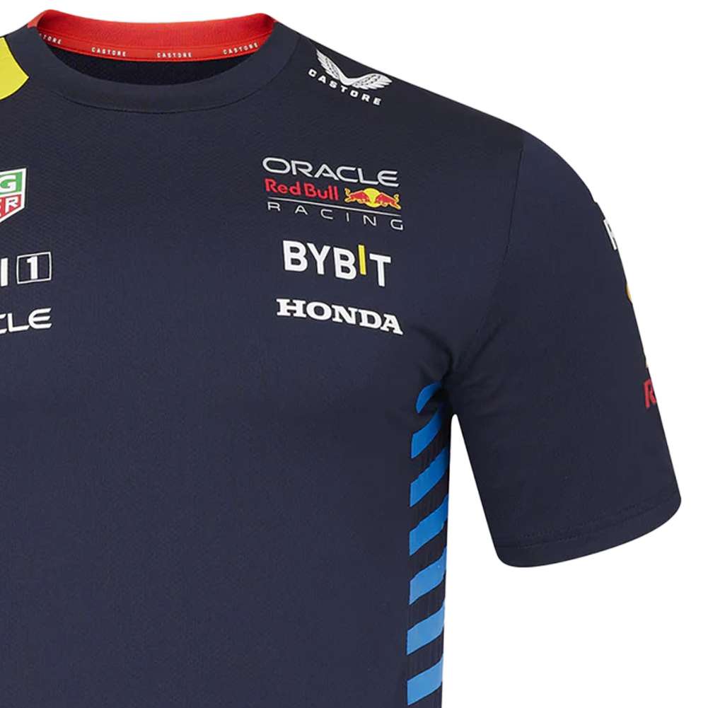 ORACLE Red Bull Racing Tシャツ Mサイズ CASTORE Oracle Red Bull Racing Mens Teamline Set Up T-Shirt - Night