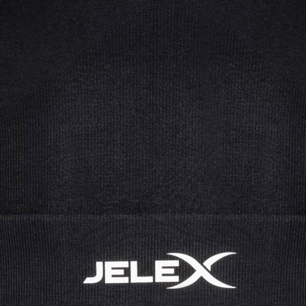 JELEX "Chiara" Donna Top da fitness a maniche corte nero