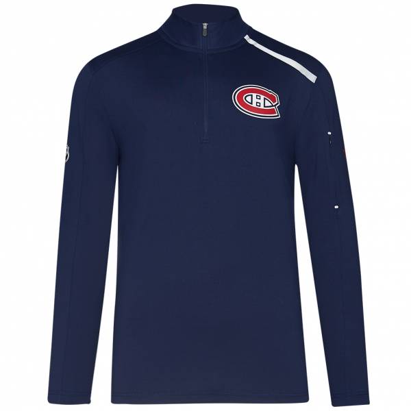 Canadiens de Montreal Fanatics 1/4-Zip Herren Trainings Sweatshirt MA2745062K45U