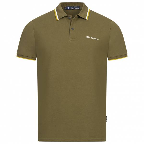 BEN SHERMAN Twin Tipped Herren Polo-Shirt 0076270NR-KHAKI