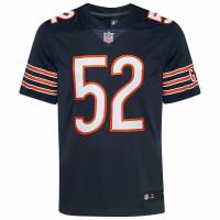 Bears de Chicago NFL Nike #52 Khalil Mack Hommes Ballon de football américain Maillot