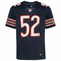 Chicago Bears NFL Nike #52 Khalil Mack Hombre Balón de fútbol americano Camiseta