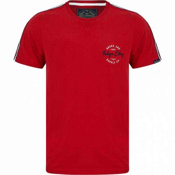 Tokyo Laundry Taper Herren T-Shirt 1C18174 Barados Cherry