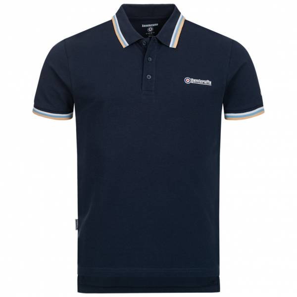 Lambretta Twin Tipped Hommes Polo SS1650-N/W/CB/B
