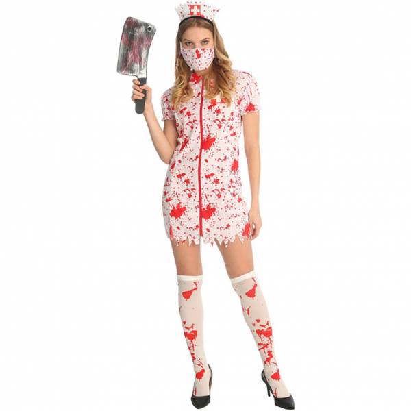 Horror Krankenschwester Damen Kostüm "Bloody Nurse" MIESEPETER®