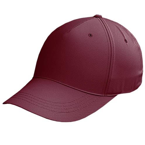 Zeus Casquette de baseball rouge foncé