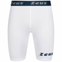 Zeus Bermuda Elastic Pro Uomo Leggings sportivi bianco